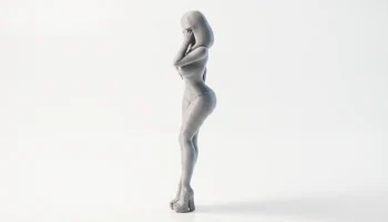Фигурка девушки в бикини, женская коллекционная 3D-печать 4