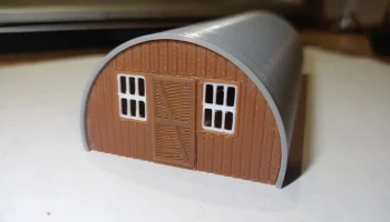 Nissenh&uuml;tte / Nissen Hut в H0 / 1:87