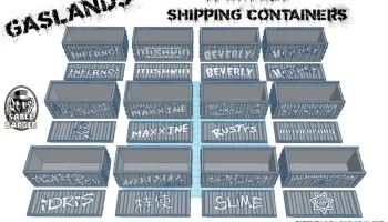 Gaslands - Спонсорская тематическая транспортная коробка-... Gaslands - Спонсорская тематическая транспортная коробка-...