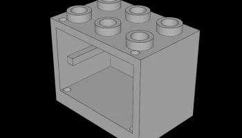 Совместимый с Lego (92410.dat) шкаф-контейнер 2 x 3 x 2 с... 0