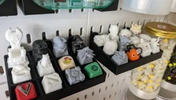 Клавиатура Ikea Skadis Artisan и дисплей переключателя