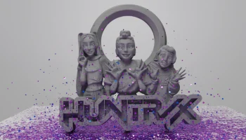 Hunterx KPOP Demon Hunters Hi Fans брелок-кольцо версия