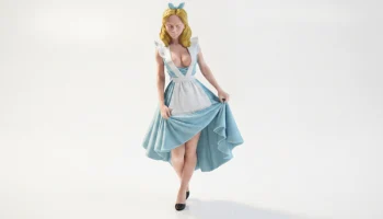 Фигурка деревенской девушки, женский персонаж, 3D-печать