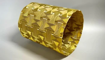 Ваза с рябью из корзинчатого плетения...... 1