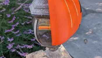 Обложка светового столба Jack-O-Lantern Украшение Хэллоуина 1