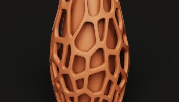 Набор горшков для цветов Voronoi с геометрическим рисунк... 3