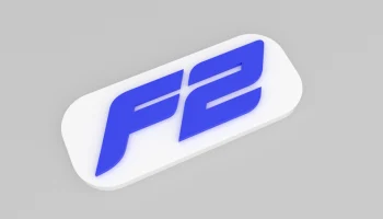 Магнит на холодильник Формула 2 - логотип F2...... 1