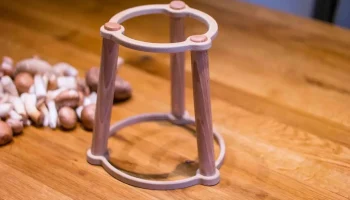 Пластиковый и деревянный держатель кухонного инвентаря: ... 1