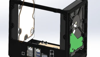 Odroid H2/H2+ Amor Case NAS 3