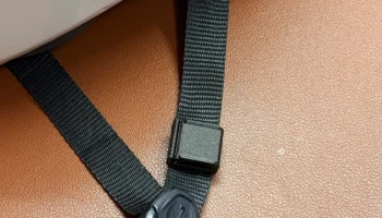 Магнитное крепление DJI Mic Mini на ремне шлема... 1