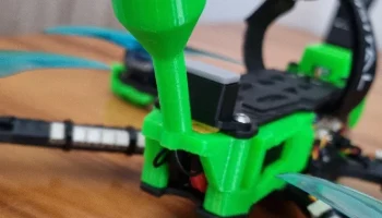 Крепление антенны Geprc/Phisital mark5 dji o3 ТПУ (4 верс... 1
