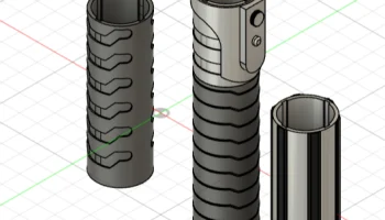 дополнительные детали для модульного светового меча 3d E...