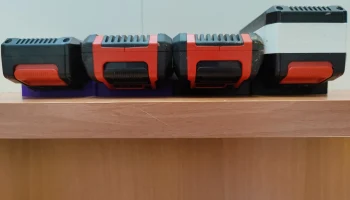 Штабелируемый настенный держатель для батареек Einhell (V2) 3