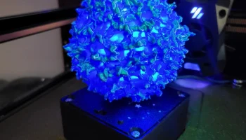 Лампа с подсветкой Tycho Supernova Remnant