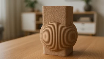 Квадратная ваза Nordic - Ботанический шик - Домашний деко...