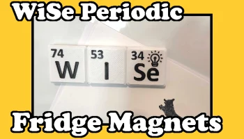 Периодический магнит на холодильник WiSe......