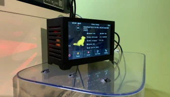 Корпус BTT PITFT50 V2.1 + RPI4 с катодным ТВ с вентилятором