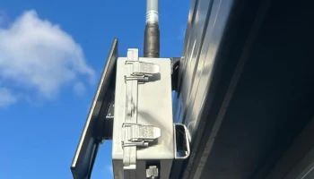 MeshCore Solar Node Gutter Mount