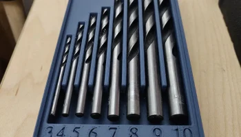 Набор сверл Fisch 3-10 мм Bradpoint Gridfinty Tray 1