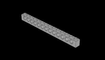 LEGO-совместимый (32018.dat) техничная деталь 1x14 с отв...