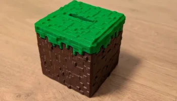 Копилка блоков травы Minecraft