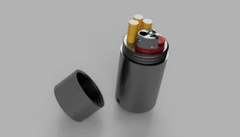 контейнер для сигарет с зажигалкой
