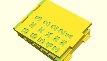 Магнитный ящик для хранения V2 (OpenSCAD)...... 1