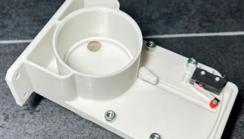 Компактный Blastgate DN50 с микровыключателем 12 В и магн... 2