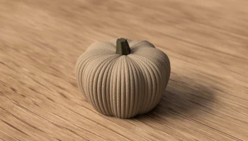 Декоративная фигурка тыквы 2