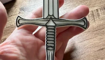 Магнит LoTR Narsil / Anduril (магниты 8x3 мм) 1