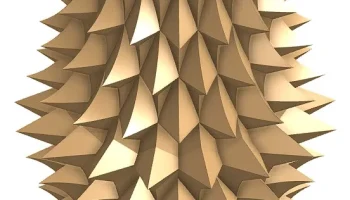 Готическая ваза с шипами 2