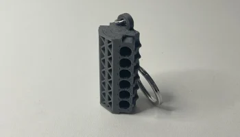 Брелок с блоком двигателя V12 3