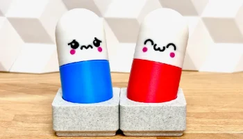 Kawaii Pill Box (милые мордашки на хранение)... 6