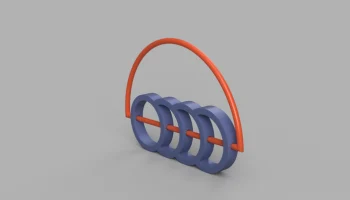 Настенный держатель для посуды, напечатанный на 3D-принтере 4