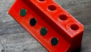 Держатель насадки Prusa Core One Remix, круглые магниты 6... 1