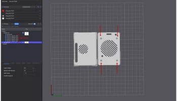 "Чехол для Raspberry Pi 5 (защелкивающийся)" с регулируем... 1