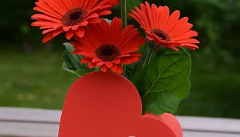 heart vase
