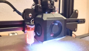 Ender 3 (Pro) - 3510/3010 Двойной воздуховод вентилятора