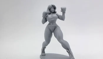 Женская фигурка боксера 3