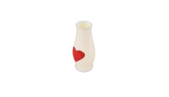 Ваза с сердцем 1