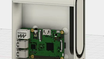 Корпус Aperture Science Raspberry Pi v1 3