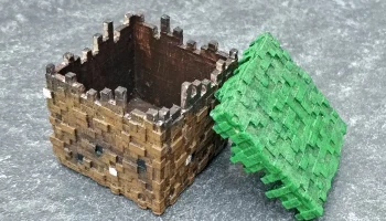 Подарочная коробка Minecraft Grass Block 1