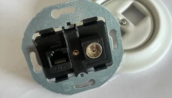 Адаптер ABB Decento - RJ45 + TV/SAT/R 1