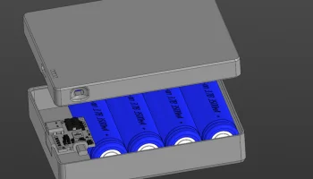 Powerbank на 4шт 18650, с использованием модуля IP5310