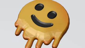 Магнит на холодильник с тающим лицом Emoji......