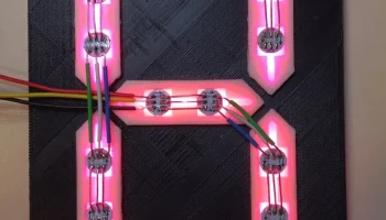 7-сегментные часы NeoPixel 1