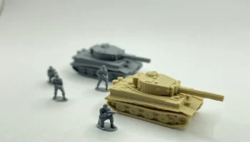 Танк Mini Tiger 1 в масштабе 1/200 от L3D PrintLab 2