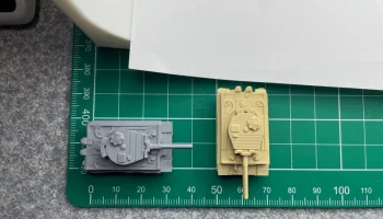 Танк Mini Tiger 1 в масштабе 1/200 от L3D PrintLab 5