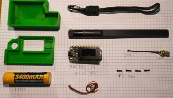 Корпус для Meshtastic под 18650+GPS. Heltec V4 1