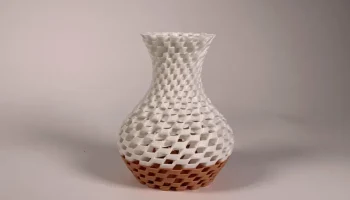 Саржевая ваза - исследование 3D-печатной формы...